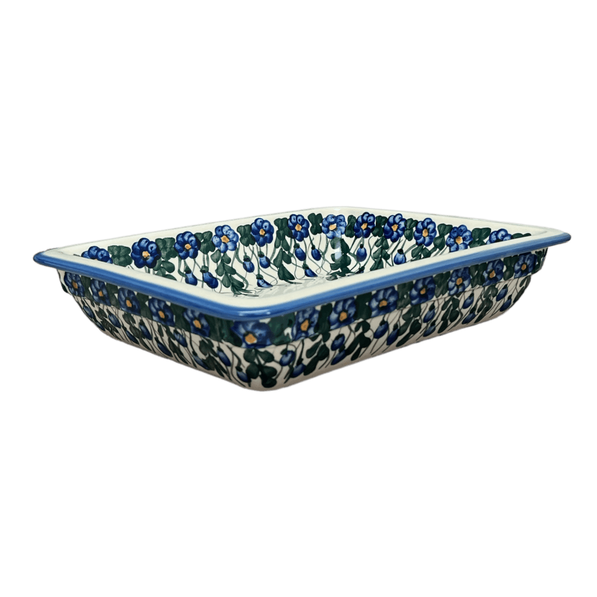 Rectangular Baking Dish, 10.25" x 12.5" in "Blue Cascade" by Andy | NDA264-A31