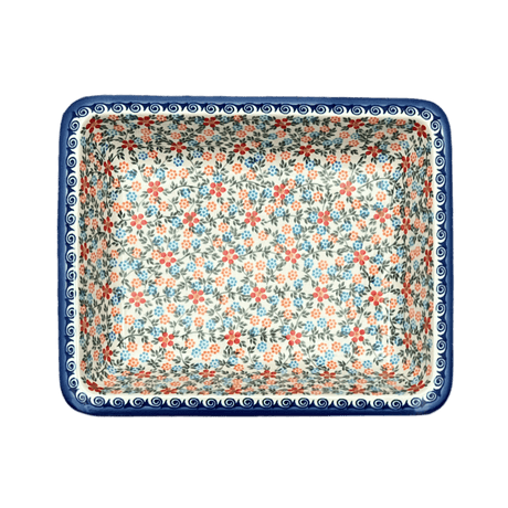 Rectangular Baking Dish, 10.25" x 12.5" in "Meadow in Bloom" by Andy | NDA264-A54