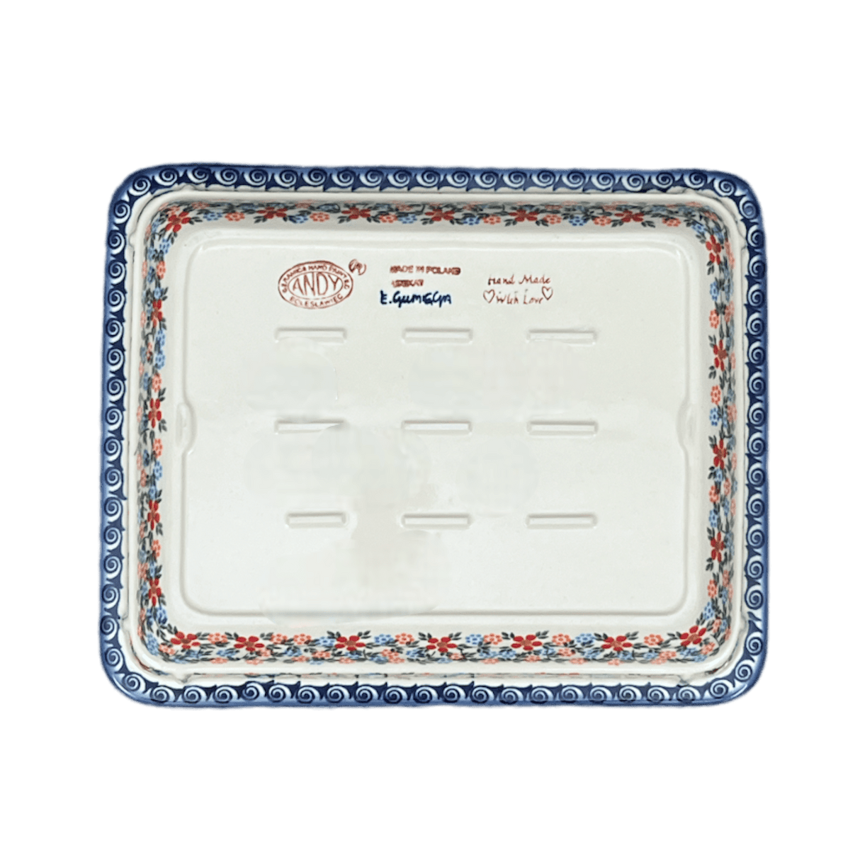 Rectangular Baking Dish, 10.25" x 12.5" in "Meadow in Bloom" by Andy | NDA264-A54