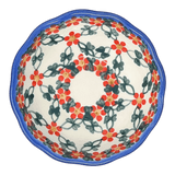 Bowl, Round, Blossom, 5" in "Red Lattice" by Andy | NDA268-20