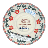 Bowl, Round, Blossom, 5" in "Red Lattice" by Andy | NDA268-20
