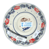 Bowl, Round, Blossom, 5" in "Red Floral Vine" by Andy | NDA268-A56