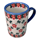 Mug, Slim, 8 oz in "Red Lattice" by Andy | NDA350-20