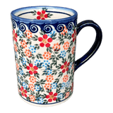 Mug, Slim, 8 oz in "Meadow in Bloom" by Andy | NDA350-A54