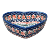 Bowl, Heart-Shaped 6.5" x 7" in "Zany Zinnia" by Andy | NDA367-35