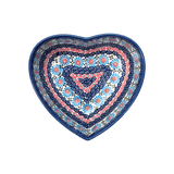 Bowl, Heart-Shaped 6.5" x 7" in "Daisy Waves" by Andy | NDA367-3