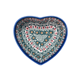 Bowl, Heart-Shaped 6.5" x 7" in "Garden Breeze" by Andy | NDA367-A48