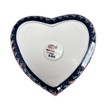 Bowl, Heart-Shaped, 8" X 8.75" in "Fall Wildflowers" by Andy | NDA368-23