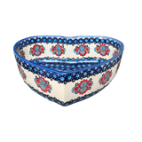 Bowl, Heart-Shaped, 8" X 8.75" in "Polish Bouquet" by Andy | NDA368-82