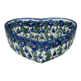 Bowl, Heart-Shaped, 8" X 8.75" in "Blue Cascade" by Andy | NDA368-A31