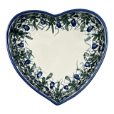 Bowl, Heart-Shaped, 8" X 8.75" in "Blue Cascade" by Andy | NDA368-A31