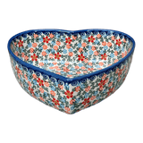Bowl, Heart-Shaped, 8" X 8.75" in "Meadow in Bloom" by Andy | NDA368-A54