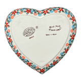 Bowl, Heart-Shaped, 8" X 8.75" in "Meadow in Bloom" by Andy | NDA368-A54