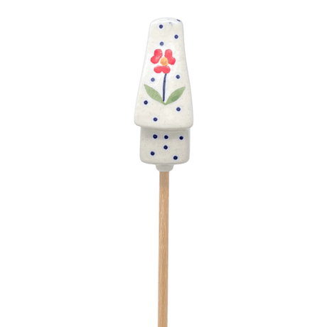 Ornament, Plant Stake, House, 2" in "Simply Beautiful" by Manufaktura | O066T-AC61