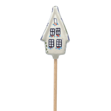 Ornament, Plant Stake, House, 2" in "Riverbank" by Manufaktura | O066T-MC15