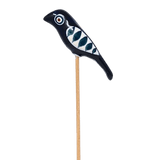 Ornament, Plant Stake, Bird, 2" in "Peacock" by Manufaktura | O067T-54
