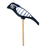 Ornament, Plant Stake, Bird, 2" in "Peacock in Line" by Manufaktura | O067T-54A