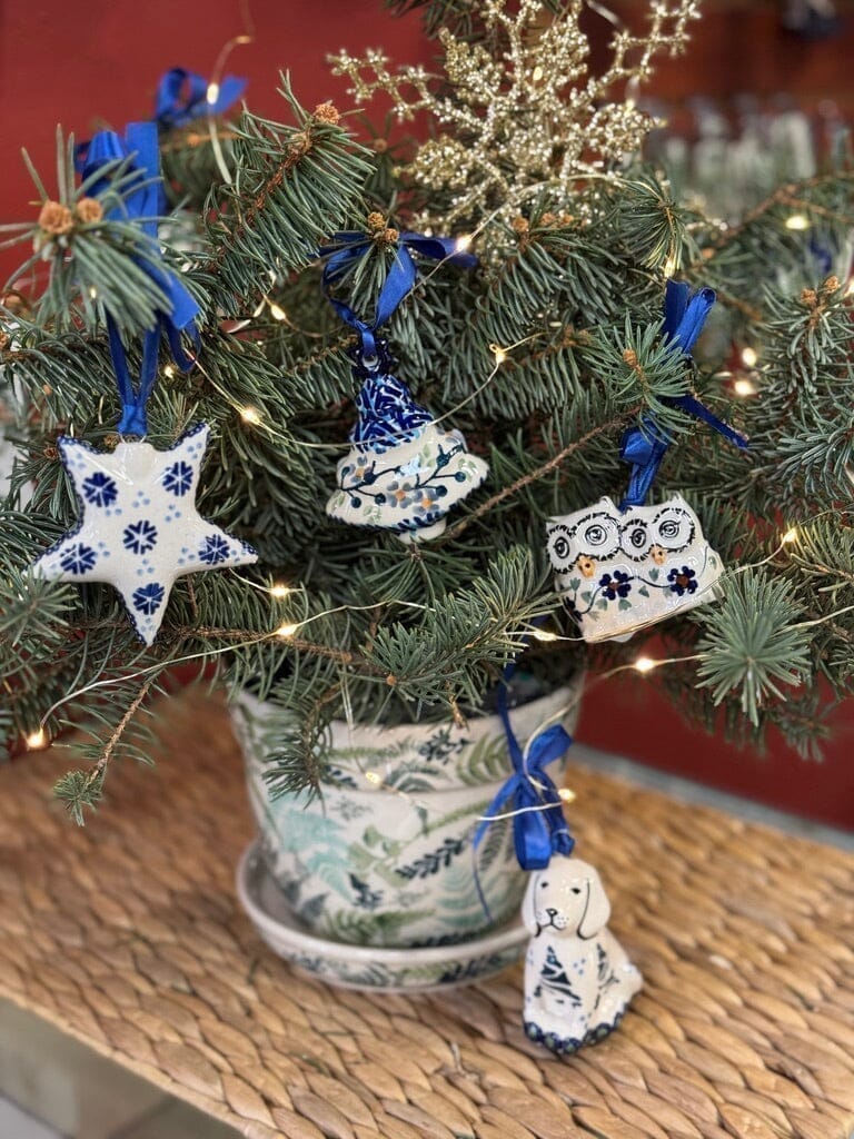 Ornament, Christmas Tree, 3" in "Starry Wreath" by Manufaktura | K008T-PZG