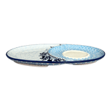 Plate, Oval, Soup & Sandwich, 11.75" x 7.25" in "Peaceful Season" by Manufaktura | P006T-JG24