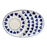 Plate, Oval, Soup & Sandwich, 11.75" x 7.25" in "Whole Hearted" by Manufaktura | P006T-SEDU