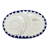 Plate, Oval, Soup & Sandwich, 11.75" x 7.25" in "Whole Hearted" by Manufaktura | P006T-SEDU