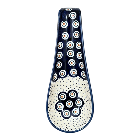 Spoon Rest, Large, 9.25" in "Peacock Dot" by Manufaktura | P007U-54K