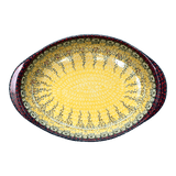 Baker, Oval, Large 10.25" x 15.5" in "Sunshine Grotto" by Manufaktura | P102S-WK52