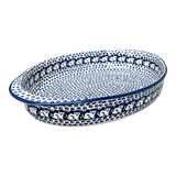 Baker, Oval, Large 10.25" x 15.5" in "Kitty Cat Path" by Manufaktura | P102T-KOT6