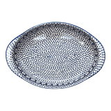 Baker, Oval, Large 10.25" x 15.5" in "Kitty Cat Path" by Manufaktura | P102T-KOT6