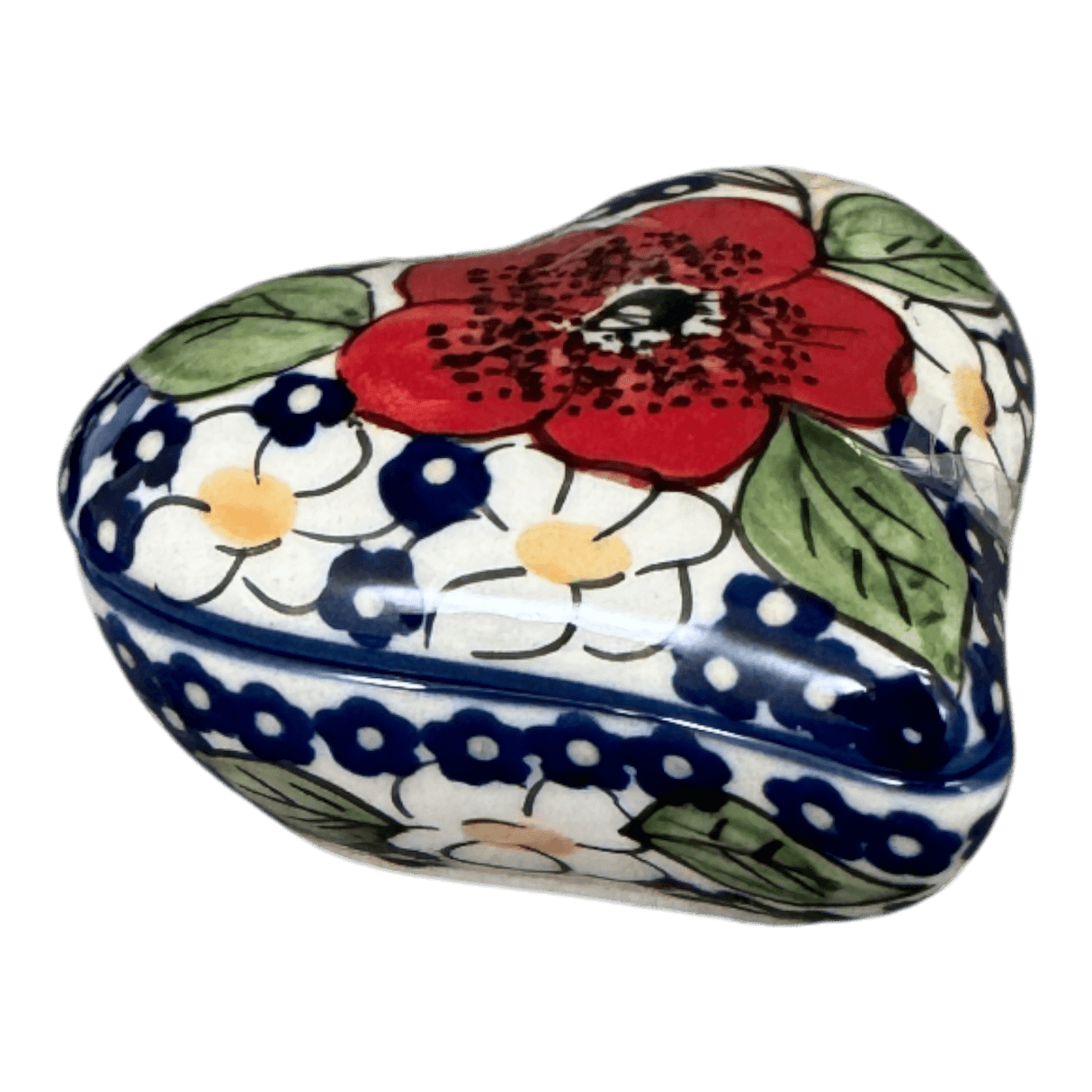 Heart Box, 3" in "Poppies & Posies" by Manufaktura | P013S-IM02