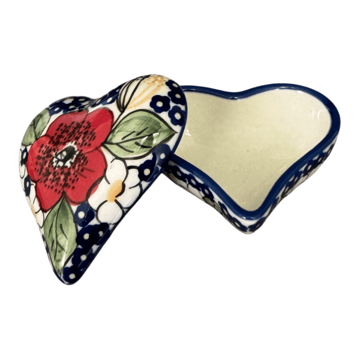 Heart Box, 3" in "Poppies & Posies" by Manufaktura | P013S-IM02