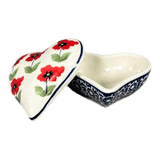 Heart Box, 3" in "Poppy Garden" by Manufaktura | P013T-EJ01