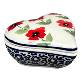 Heart Box, 3" in "Poppy Garden" by Manufaktura | P013T-EJ01