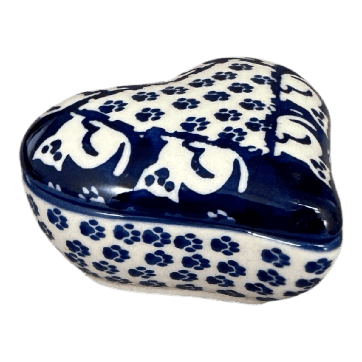 Heart Box, 3" in "Kitty Cat Path" by Manufaktura | P013T-KOT6