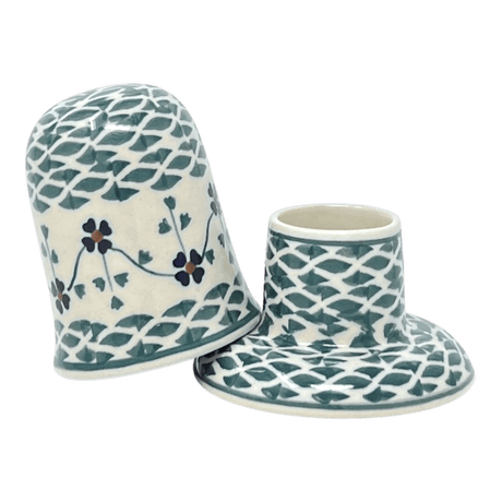 Container, Toothpick, 4" in "Woven Pansies" by Manufaktura | P024T-RV