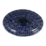 Container, Oval, Lid, 6" x 4" in "Bunny Love" by Manufaktura | P059T-P324