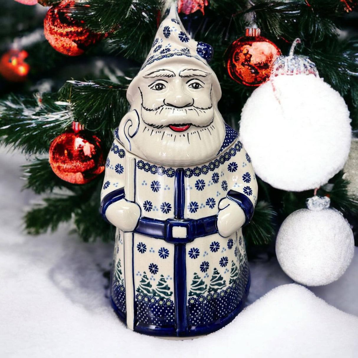 Cookie Jar, Santa, 12" in "Christmas Chapel" by Manufaktura | P060T-CHDK