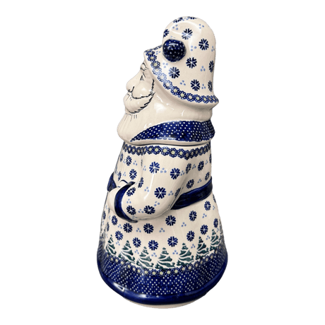 Cookie Jar, Santa, 12" in "Snowy Pines" by Manufaktura | P060T-U22