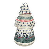 Cookie Jar, Santa, 12" in "Snow Pines Red" by Manufaktura | P060T-WU22