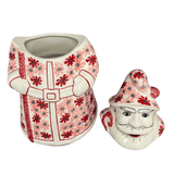Cookie Jar, Santa, 12" in "Scarlet Daisy" by Manufaktura | P060U-AS73