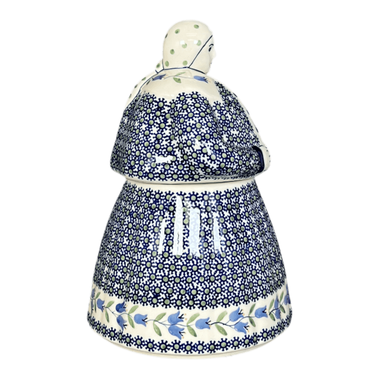 Cookie Jar, Lady, 10.5" Manufaktura (P072) in "Lily of the Valley" by Manufaktura | P072T-ASD