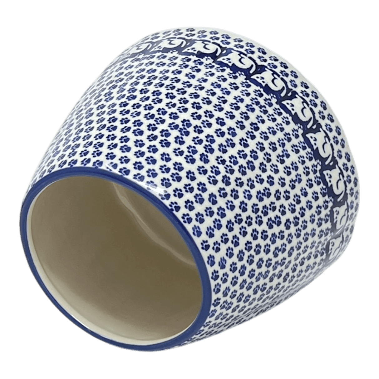 Cookie Jar, Lady, 10.5" Manufaktura (P072) in "Kitty Cat Path" by Manufaktura | P072T-KOT6