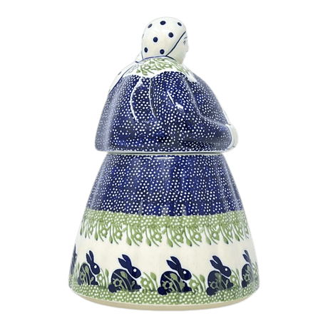 Cookie Jar, Lady, 10.5" Manufaktura (P072) in "Bunny Love" by Manufaktura | P072T-P324