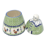Cookie Jar, Lady, 10.5" Manufaktura (P072) in "Chicken Dance" by Manufaktura | P072U-P320