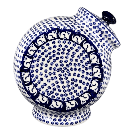 Candy/Cookie Jar, Round, 8.5" in "Kitty Cat Path" by Manufaktura | P076T-KOT6