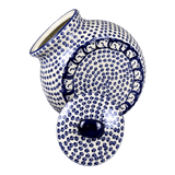 Candy/Cookie Jar, Round, 8.5" in "Kitty Cat Path" by Manufaktura | P076T-KOT6