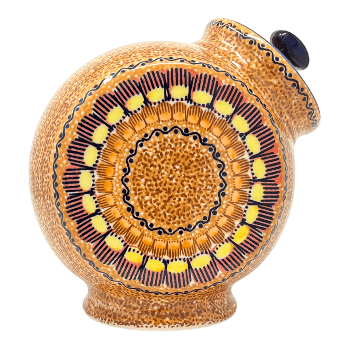 Candy/Cookie Jar, Round, 8.5" in "Desert Sunrise" by Manufaktura | P076U-KLJ