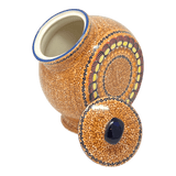 Candy/Cookie Jar, Round, 8.5" in "Desert Sunrise" by Manufaktura | P076U-KLJ