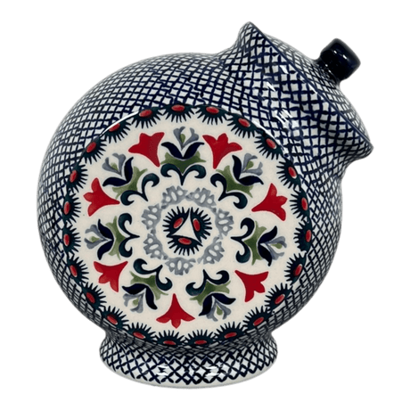 Candy/Cookie Jar, Round, 8.5" in "Scandinavian Scarlet" by Manufaktura | P076U-P295