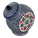 Candy/Cookie Jar, Round, 8.5" in "Scandinavian Scarlet" by Manufaktura | P076U-P295